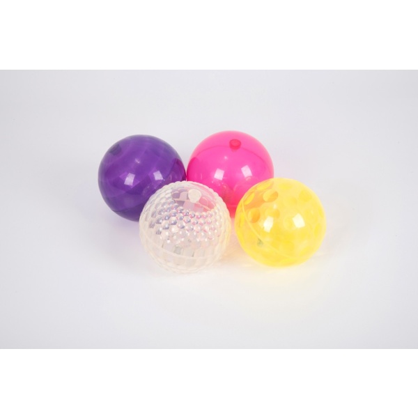 Senzorno LED treptajuće loptice, 4 komada, 10 cm - Slika 3