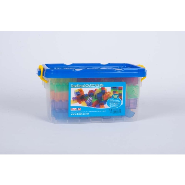 Set prozirnih kockica različith boja, 90  kom - Slika 5