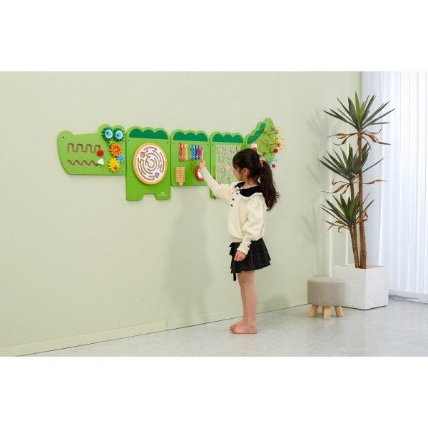 Interaktivni zidni panel, krokodil, 187 cm - Slika 4