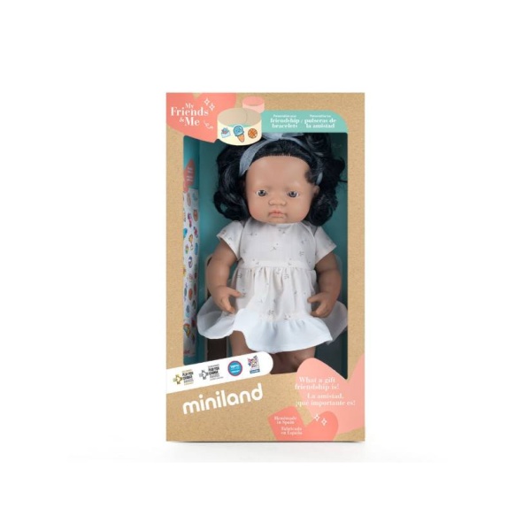Lutka djevojčica latinoameričke rase 38 cm, odjevena - Slika 8