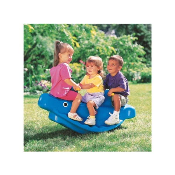Klackalica za djecu Little Tikes, plavi kit, do 66 kg - Slika 3