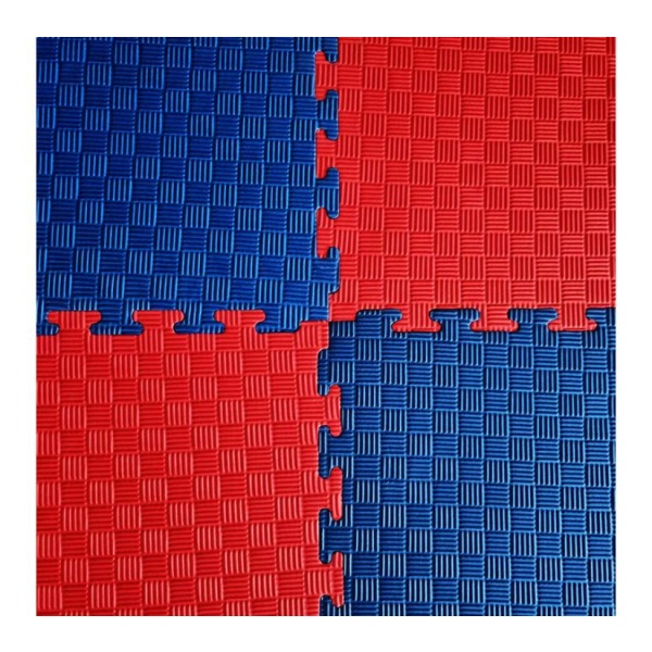 Tatami prostirka za karate (100x100x2,0cm crveno-plava)