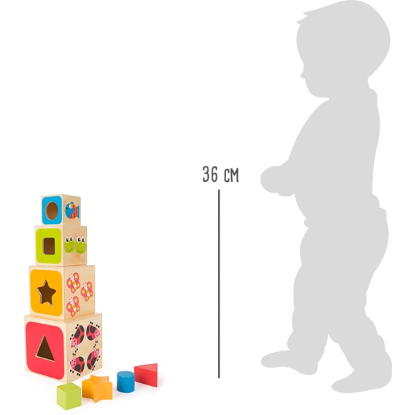 Small Foot ABC kocke za slaganje - Slika 3