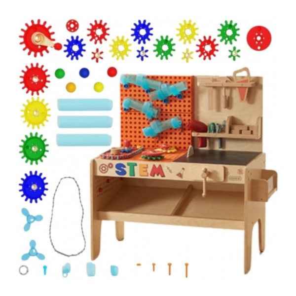 Masterkidz STEM drvena radionica 92 x 85 x 50 cm