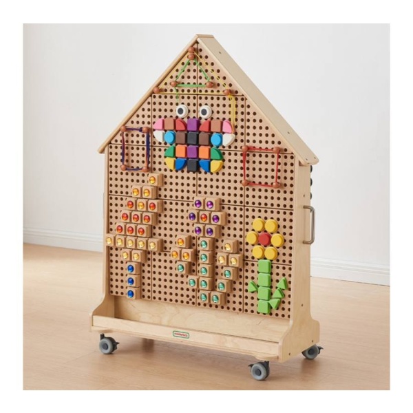 Masterkidz STEM samostojeći drveni panel 83 x 40 x 122 cm - Slika 3