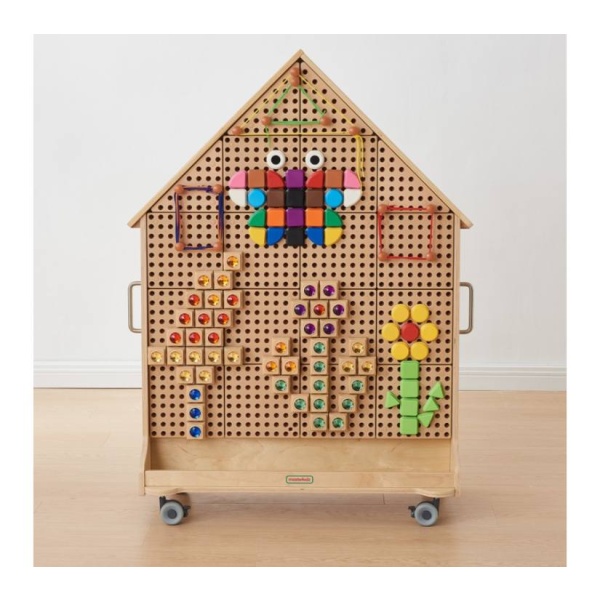 Masterkidz STEM samostojeći drveni panel 83 x 40 x 122 cm - Slika 4